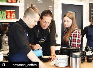 Parte dello staff di Newman Coffee!