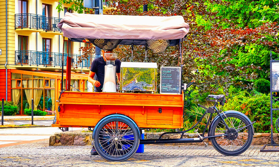 Mobile Coffee Cart