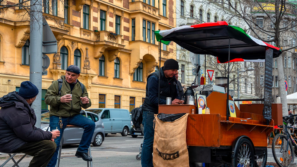 bike coffee cart business 