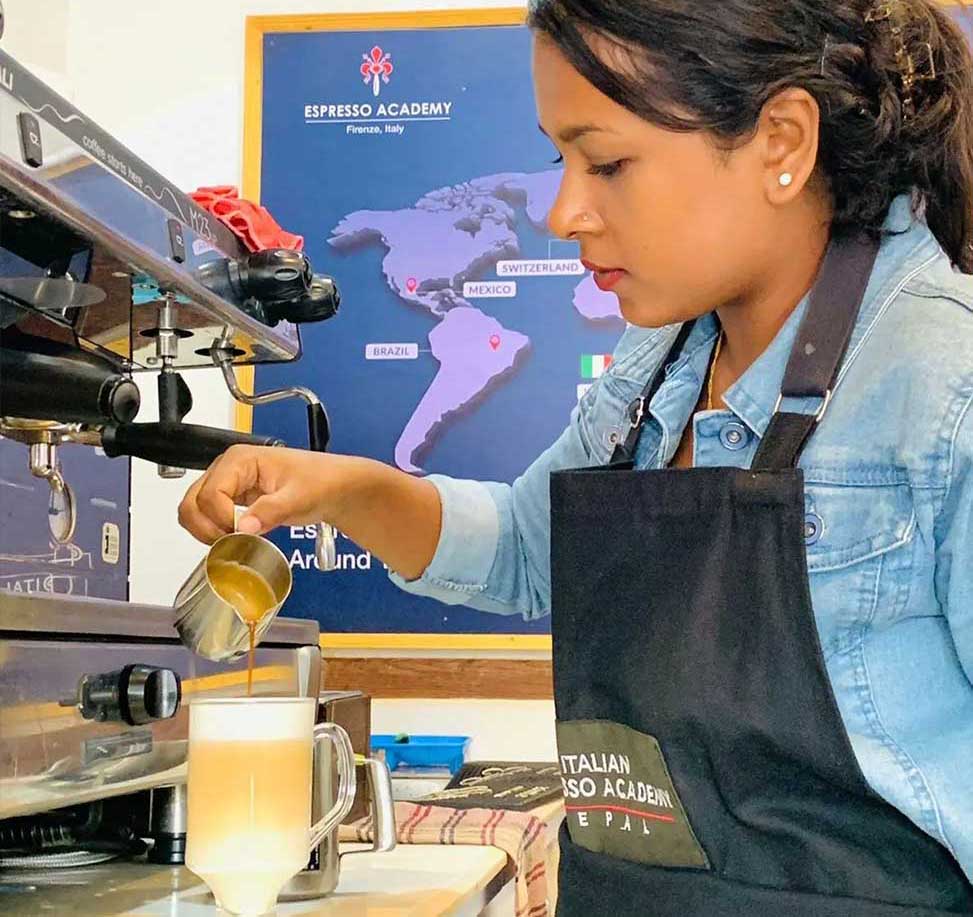 Coffee classes in Nepal. Espresso Academy. Espresso Academy really is the best barista school in the world!