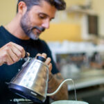 home barista brewing