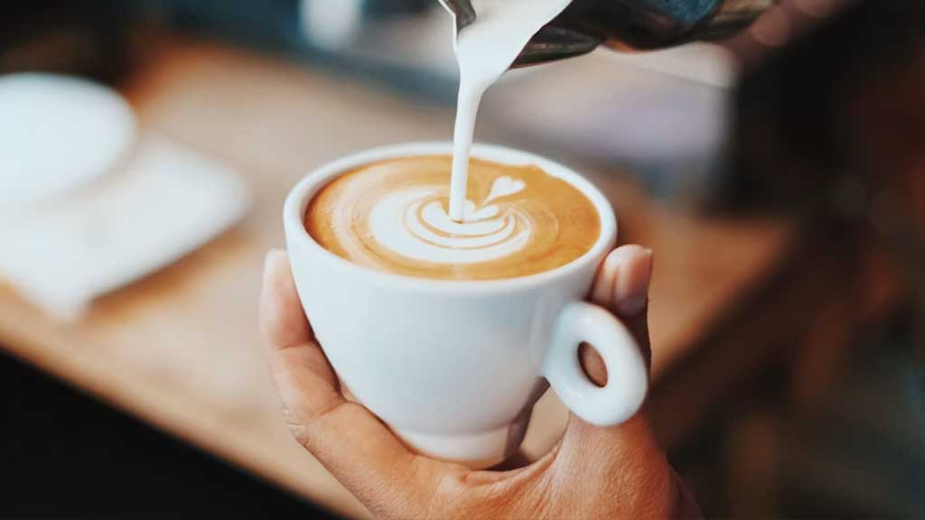 Cappuccino latte art